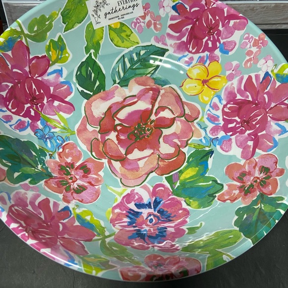 Melamine serving tray and bowl - Picture 1 of 6